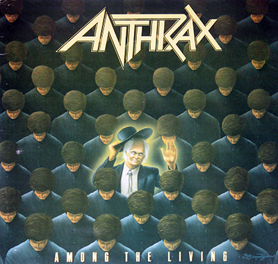 ANTHRAX - Among the Living (Canadian & German Releases)  album front cover vinyl record